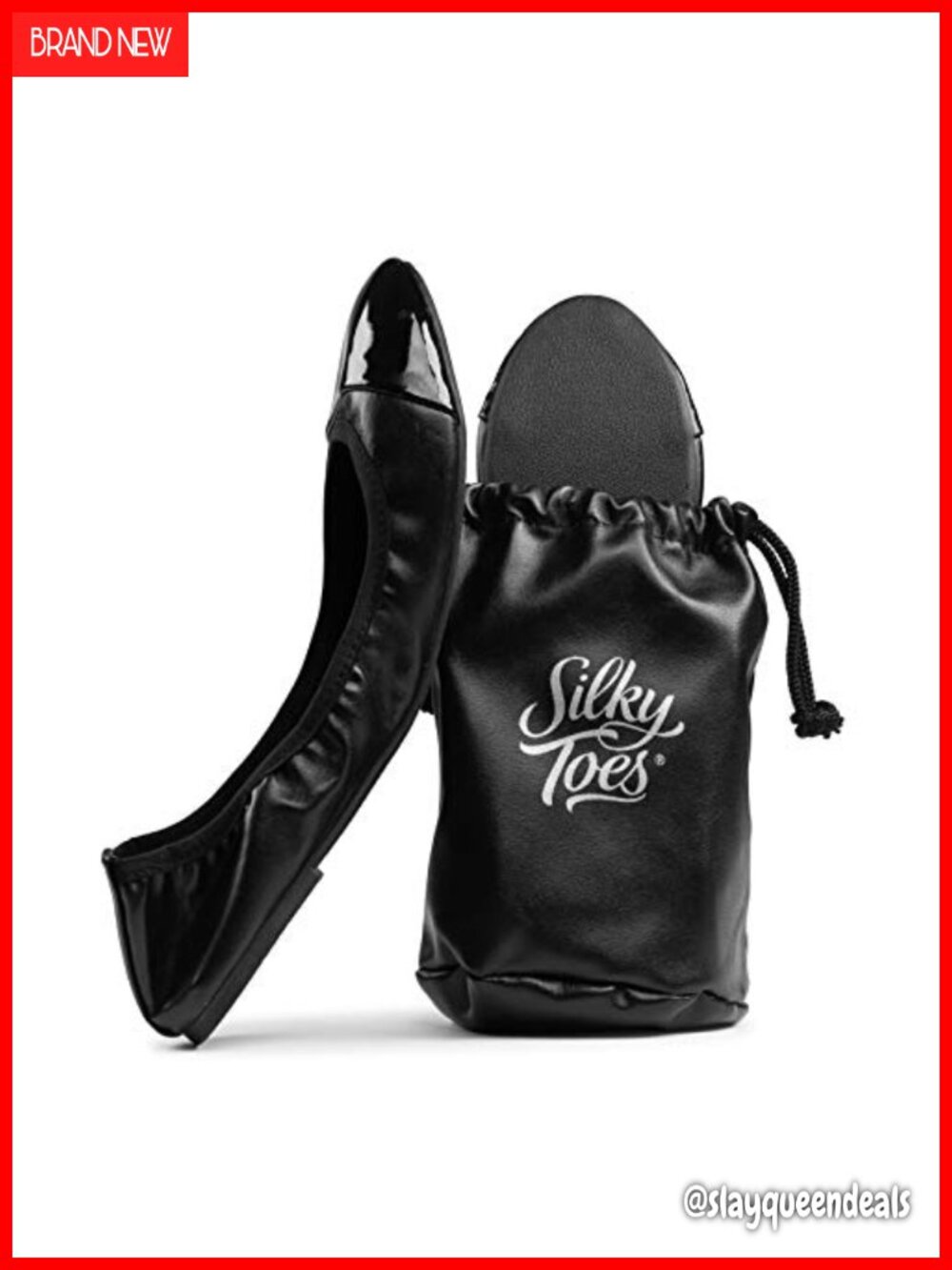 Foldable Ballet Flats for Women Memory Foam Travel Wedding Shoes
